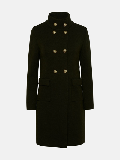 Charlott Green Wool Coat