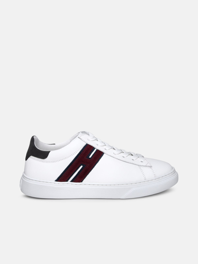 Hogan White Leather Sneakers