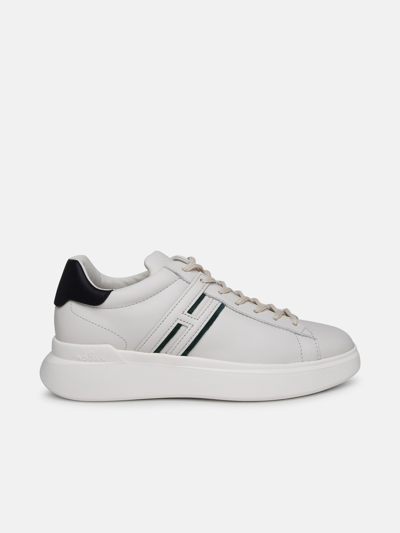 Hogan Ivory Leather Sneakers