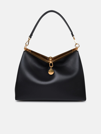 Etro Large Sail Bag In Black Leather