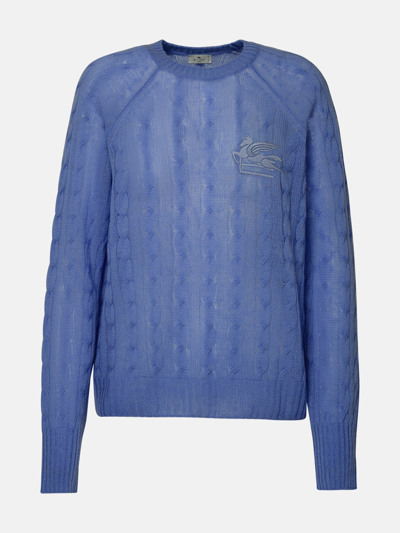 Etro Light Blue Cashmere Sweater