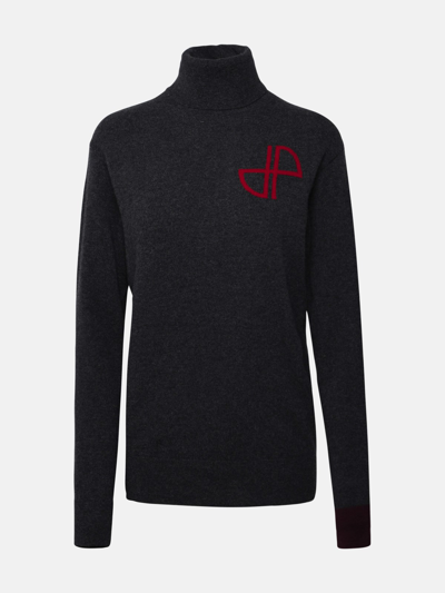 Patou Grey Merino Wool Blend Sweater