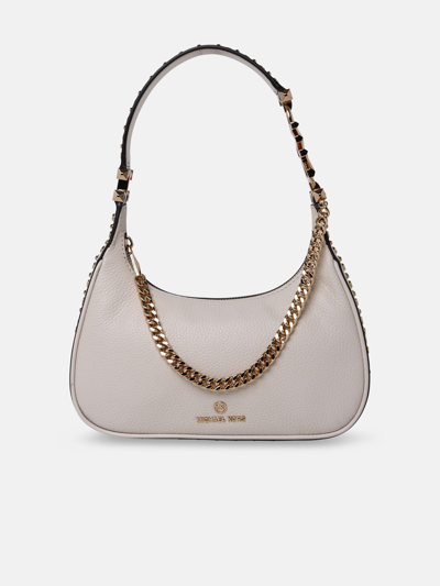 Michael Michael Kors Piper Small Shoulder Bag In Cream Leather