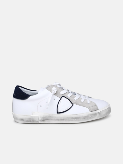 Philippe Model Prsx Sneakers In White Leather