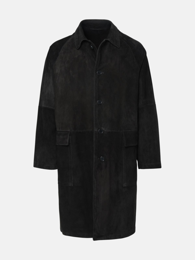 Salvatore Santoro Black Leather Coat