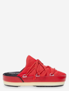Moon Boot Red Icon Mule In Nylon