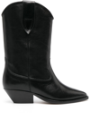 Isabel Marant Women Duerto Leather Boots In Black