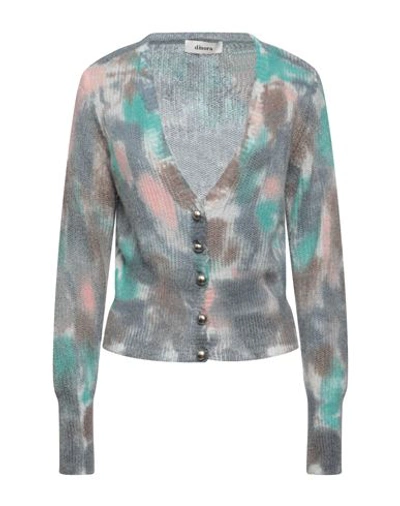 Dimora Woman Cardigan Pastel Blue Size 6 Acrylic, Polyamide, Mohair Wool, Wool