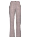 Mcq By Alexander Mcqueen Mcq Alexander Mcqueen Woman Pants Mauve Size L Linen, Cotton In Purple