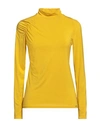 MARANI MARANI WOMAN T-SHIRT MUSTARD SIZE 4 VISCOSE, ELASTANE