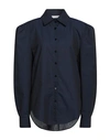Maria Vittoria Paolillo Mvp Woman Shirt Navy Blue Size 8 Cotton In Navy Blue
