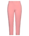 OTTOD'AME OTTOD'AME WOMAN PANTS PINK SIZE 6 POLYESTER, VISCOSE, ELASTANE