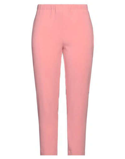 Ottod'ame Woman Pants Pink Size 6 Polyester, Viscose, Elastane