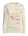 CHRISTOPHER KANE CHRISTOPHER KANE WOMAN SWEATER BEIGE SIZE L COTTON