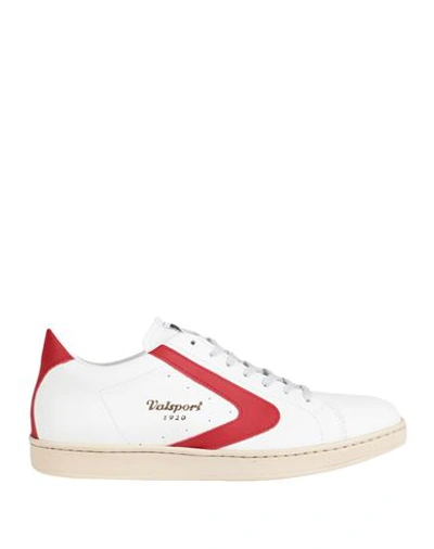 Valsport Man Sneakers White Size 8.5 Soft Leather