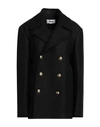 Mauro Grifoni Grifoni Man Coat Black Size 42 Wool, Polyamide