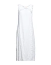 Elisa Cavaletti By Daniela Dallavalle Woman Midi Dress White Size S Linen