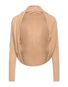 Vicolo Woman Shrug Camel Size Onesize Viscose, Polyester In Beige