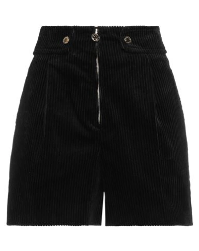 Sandro Tomma Cotton-corduroy Shorts In Black