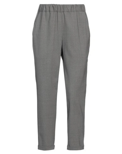 Lis Lareida Woman Pants Grey Size 8 Virgin Wool, Elastane