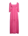 Aniye By Woman Long Dress Fuchsia Size 6 Viscose In Pink