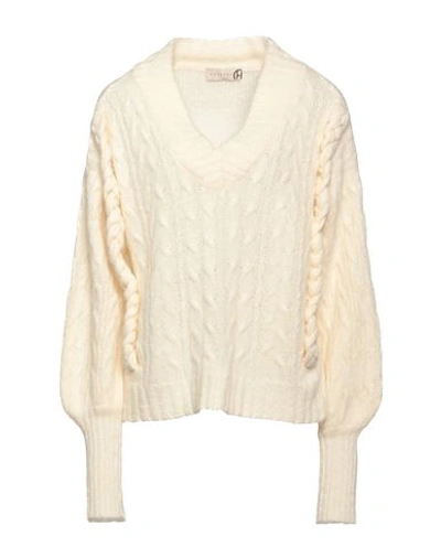 Haveone Woman Sweater Cream Size Onesize Acrylic, Polyamide, Alpaca Wool, Wool In White