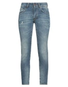 6397 WOMAN JEANS BLUE SIZE 24 COTTON, ELASTANE