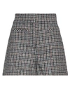 Sandro Woman Shorts & Bermuda Shorts Grey Size 10 Wool, Polyester, Synthetic Fibers, Silk, Cotton In Grey