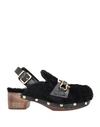 Paola D'arcano Woman Mules & Clogs Black Size 8 Soft Leather