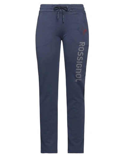 Rossignol Woman Pants Navy Blue Size 4 Polyester, Cotton