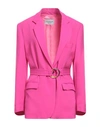 Forte Dei Marmi Couture Woman Suit Jacket Fuchsia Size 4 Polyester In Pink