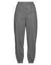 Sandro Woman Pants Grey Size 10 Viscose, Polyester, Wool, Elastane, Linen In Grey