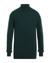Mp Massimo Piombo Man Turtleneck Dark Green Size Xxl Cashmere