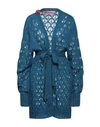 Pink Memories Woman Cardigan Deep Jade Size 8 Acrylic, Mohair Wool, Polyamide, Wool In Green