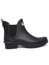 BARBOUR WILTON ANKLE BOOTS IN BLACK RUBBER BLEND