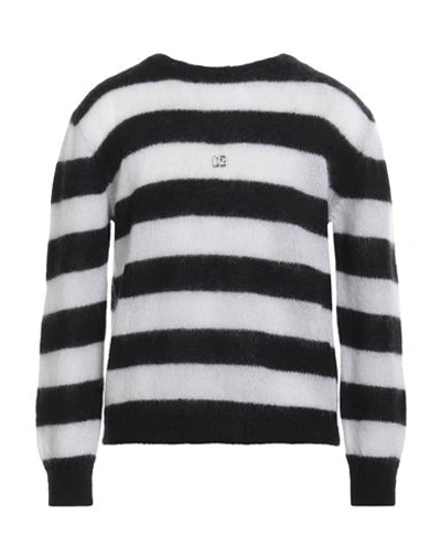 Dolce & Gabbana Man Sweater Black Size 48 Mohair Wool, Polyamide, Wool