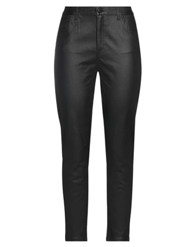Federica Tosi Woman Pants Black Size 32 Viscose, Polyamide, Polyester, Elastane