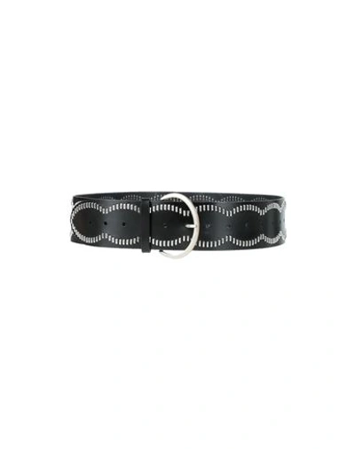 Isabel Marant Woman Belt Black Size 34 Bovine Leather