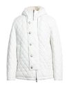 Grey Daniele Alessandrini Man Jacket White Size 42 Polyamide