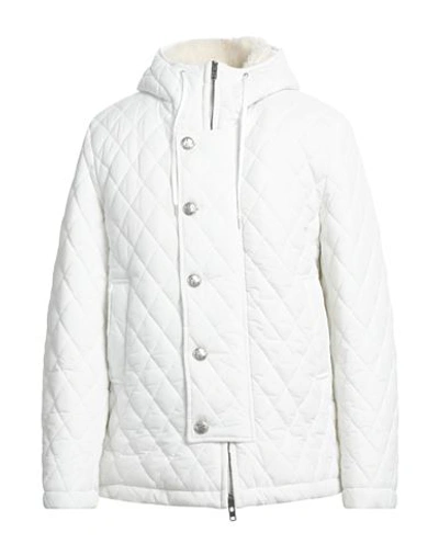 Grey Daniele Alessandrini Man Jacket White Size 42 Polyamide In White