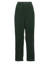 FINGER IN THE NOSE FINGER IN THE NOSE WOMAN PANTS DARK GREEN SIZE M COTTON