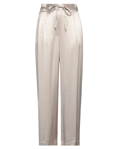 Soallure Woman Pants Sand Size 4 Viscose In Beige