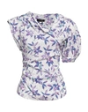 Isabel Marant Woman Top Light Purple Size 4 Viscose, Silk, Elastane