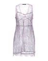 Chb Woman Mini Dress Pink Size 4 Rayon, Polyamide In Pink