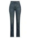 Remain Birger Christensen Woman Jeans Blue Size 26 Cotton, Elastane In Blue