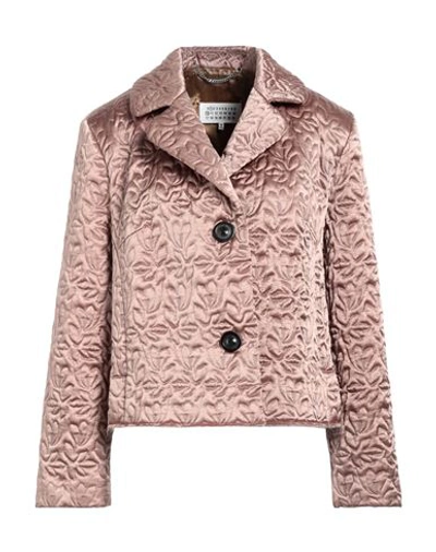 MAISON MARGIELA MAISON MARGIELA WOMAN JACKET ANTIQUE ROSE SIZE 4 ACETATE