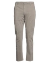 Dondup Man Pants Dove Grey Size 34 Cotton, Elastane