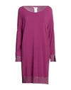 Pour Moi Woman Mini Dress Mauve Size M Polyamide, Viscose In Purple