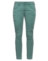 Gang Woman Pants Green Size 24 Lyocell, Cotton, Elastane In Green