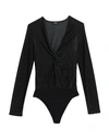 Marani Woman Sweater Black Size 4 Viscose, Polyester, Polyamide In Black